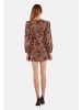 TOOCHE Kleid "Autumn Flowers" in braun