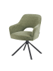 DUBI Möbel 2er-Set: Drehstuhl Mika-Ben in Grün - (B)60 x (H)87 x  (T)65 cm