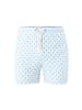 Gassa d’Amante Badeshorts Amalfi in Hellblau-weiss