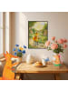 Mr. & Mrs. Panda Poster Fuchs Lieferung Pommes Design ohne Spruch in Weiß