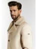 DreiMaster Herren Übergangsjacke Aus Fellimitat in Cremebeige
