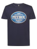Petrol Industries Bedrucktes Jersey T-Shirt Estrella in Blau