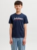 JACK & JONES Junior T-Shirt Rundhals Baumwolle Jjtom in Dunkelblau