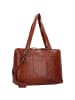 The Chesterfield Brand Antique Buff Schultertasche Leder 38 cm Laptopfach in cognac