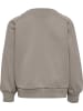 Hummel Kinder Trainingsjacke "Hmlmini Loose Block Zip Jacket" in Braun