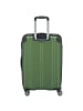 travelite City - 4-Rollen-Trolley erw. M 68 cm (anthrazit) in grün