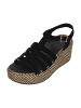 fitflop Sandaletten PLATFFORMS GRAPHIC-WEAVE SUEDE FISHERMAN SANDALS in schwarz