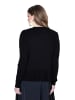 MIAMODA Strickjacke in schwarz