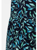 sheego Sommerkleid in marine bedruckt