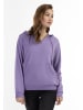 myMo Damen Kapuzenpullover in Flieder
