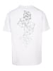 F4NT4STIC Heavy Oversize T-Shirt Geometric Abstract in weiß