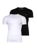 Armani Exchange T-Shirt 2er Pack in Schwarz/Weiß