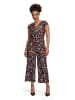 BETTY & CO Jumpsuit kurzarm in Brown/Nature