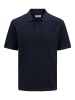 JACK & JONES PLUS Gestricktes Polo in Navy Blazer