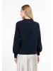 DreiMaster Damen Strickpullover Turtleneck in Marine