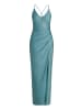 Vera Mont Abendkleid im Glitzer-Look in Mint/Silver