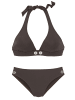 Vivance Triangel-Bikini in dunkelbraun