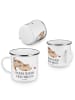 Mr. & Mrs. Panda Kaffeebecher Lieblings-Hundesitter mit Spruch in Weiß
