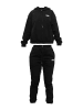 Tom Barron Freizeitanzug Oversize Fleece Tracksuit in BLACK