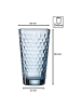 Ritzenhoff & Breker 12er Set Longdrinkgläser Favo in 400 ml in Blau