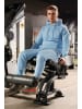 Reichstadt Herren Regular Fit Sport Hoodie Marken-Stick in Baby Blue