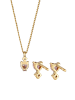 Elli Schmuckset 925 Sterling Silber in Pink