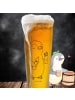 Mr. & Mrs. Panda Trinkglas Pinguin Pommes ohne Spruch in Transparent