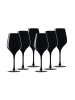 Stölzle 6er Set Weingläser Exquisit 350 ml schwarz in schwarz
