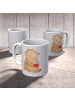 Mr. & Mrs. Panda Henkelbecher Bär Kaffee ohne Spruch in Grau Pastell