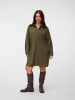 Vero Moda Hemdblusenkleid in Olive Night
