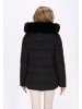 Usha Women Coat in black
