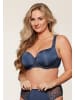 Linga Dore Linga Dore DAILY T-Shirt BH - Plus Size in Dark denim