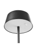 Beliani Tischlampe für den Außenbereich GUDER in Schwarz - (W) 15 x (H) 36 x (L) 15 cm