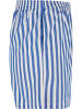 Urban Classics Urban Classics Damen Ladies Striped Shorts in white/blue