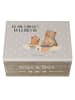Mr. & Mrs. Panda Aufbewahrungsbox Oma Backen mit Spruch in Grau Pastell