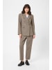 Kaffe Blazer KAelyah Tight fit in Beige / Black Petit Houndstoot