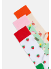 DillySocks Socken Summer Snacks in Rot Türkis Petrol Orange Beige