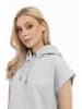 DreiMaster Damen Oversize Sweatshirt in Hellgrau Melange
