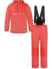 Normani Outdoor Sports Kinder WinterSet Thermohose und Windbreaker in Coral