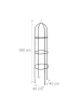 relaxdays Rankobelisk in Grün - (H)190 x Ø40 cm