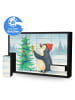 Mr. & Mrs. Panda Befüllbarer Adventskalender Pinguin Weihnachtsb... in Weiß