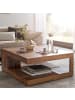 KADIMA DESIGN Couchtisch Massiv-Holz Sheesham 90 cm breit Design Wohnzimmer-Tisch