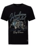 King Kerosin King Kerosin T-Shirt mit Retro Druck Hardcore Metal in schwarz