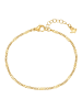 Glanzstücke München Armband aus Edelstahl in gelbgold
