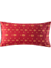Bassetti Fein Satin Kissenbezug Gold Decor in bordeaux