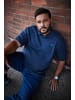 Men Plus Poloshirt in navy blau