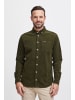 FQ1924 Langarmhemd FQSteven corduroy LS shirt in grün