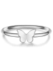 Glanzstücke München Ring Schmetterling aus Sterling Silber mit in silber