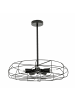 Licht-Erlebnisse Deckenlampe Ø 56 x (H)58 cm in Schwarz