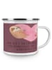 Mr. & Mrs. Panda Camping Emaille Tasse Verlobungsfeier ZuMenschmen ... in Kaffa Coffee